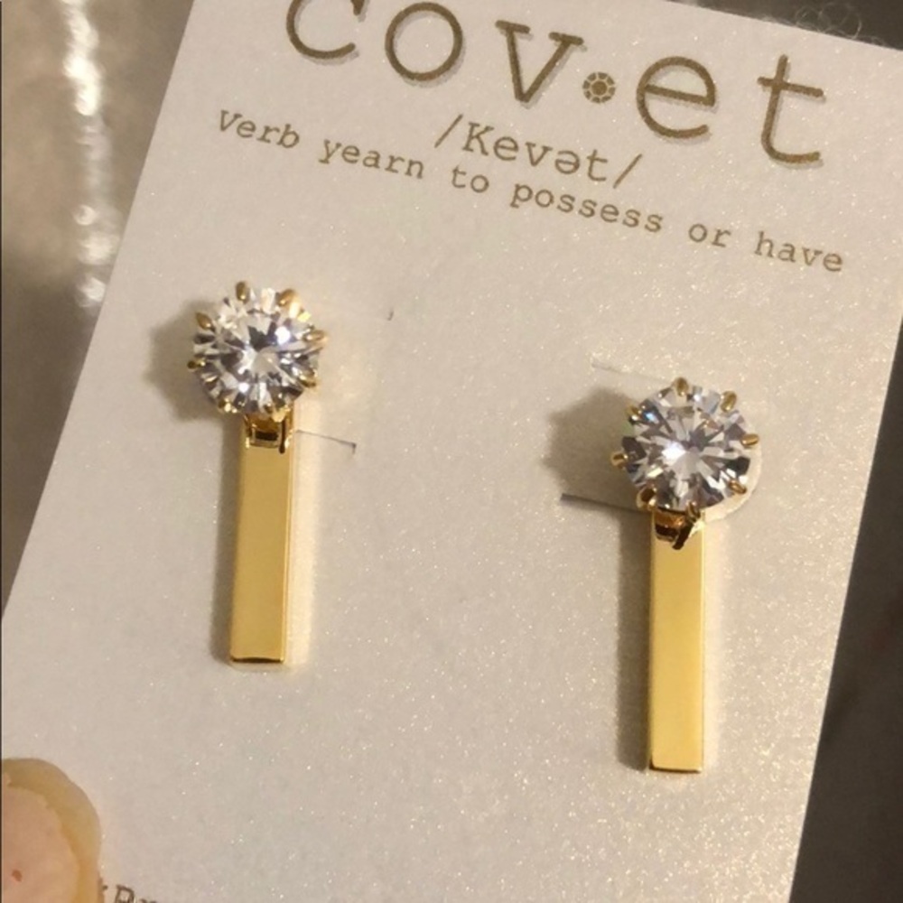 (N32) 14K GOLD PLATED PREMIUM DANGLE EARRINGS